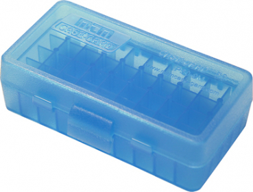 MTM KLAPPDECKELBOX .357 FÜR 50 PATRONEN BLAU